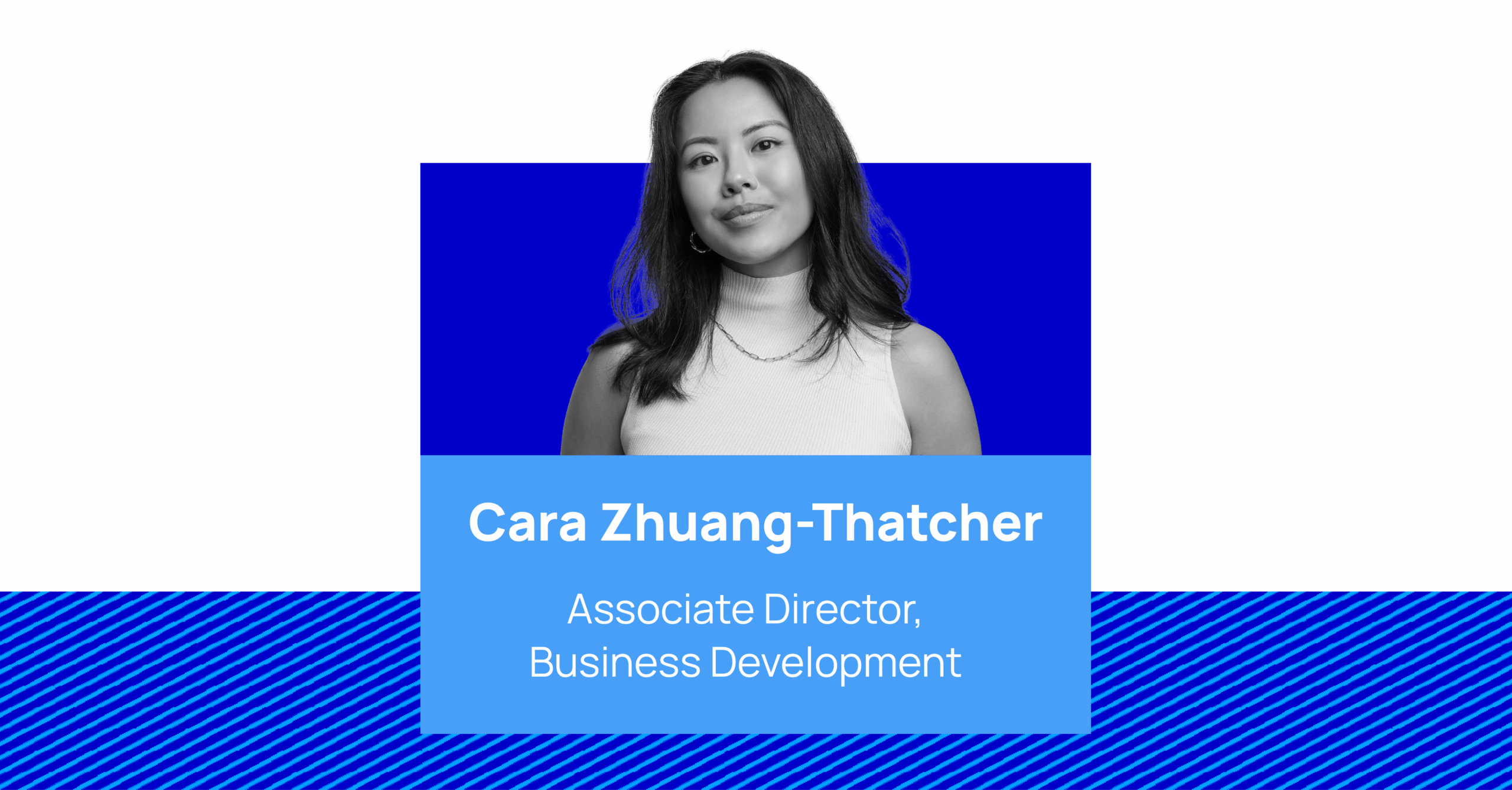 Cara Zhuang-Thatcher, Associate Director, Business Development at UOVO